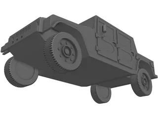 Hummer H1 3D Model