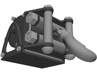 Winch 3D Model