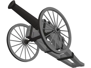 Cannon 19th Century 3D Model