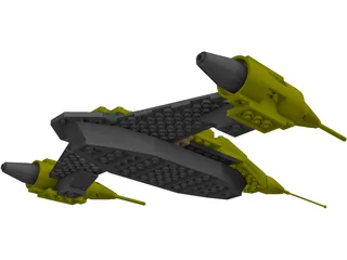 LEGO Naboo Starfighter N1 3D Model