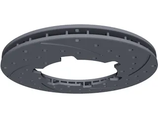 Disc Brake Rotor 3D Model