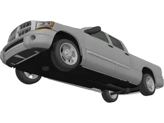 Dodge Ram Crew Cab 1500 (2007) 3D Model