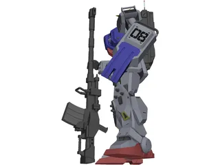 Gundam Ground Type 3D Model