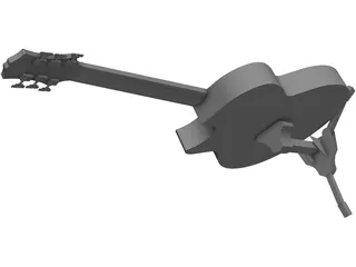 Guitar Jazz 3D Model