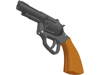 Revolver 3D Model