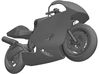 Honda CBR600RR Sport Bike 3D Model