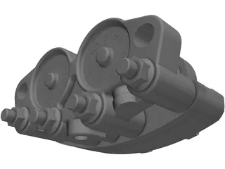 Disc Brakes Caliper 3D Model