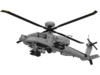 Hubschrauber 3D Model