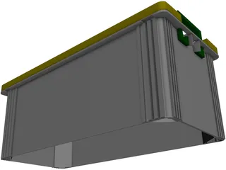 Acid Battery 3D Model