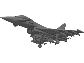 Eurofighter 2000 3D Model