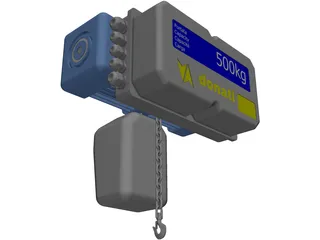 Donati Hoist 500kgs 3D Model