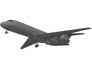 Boeing 717 3D Model