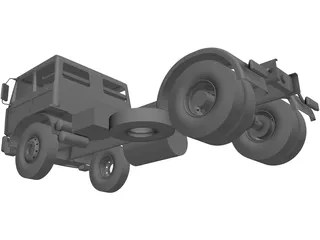 Renault Truck 3D Model