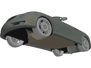 Lexus SC430 (2010) 3D Model
