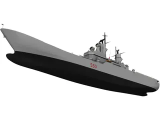Venetto Ship 3D Model