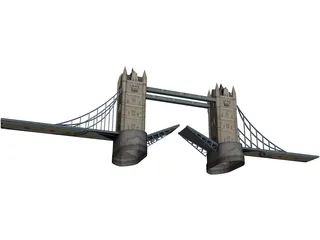 Tower Bridge London 3D Model