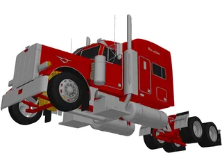 Peterbilt 379 (2009) 3D Model