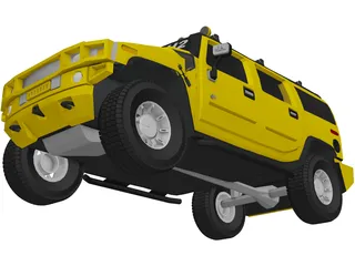 Hummer H2 Custom 3D Model