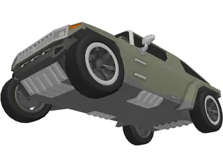 Hummer HX Concept (2010) 3D Model