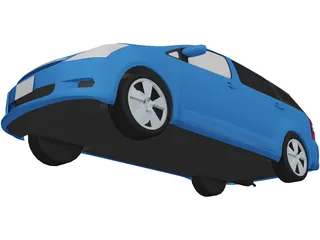 Toyota Wish 3D Model