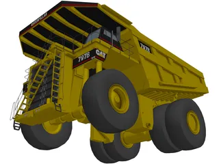 Caterpillar 797B 3D Model