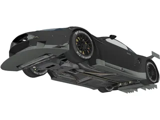 Aston Martin DBR9 3D Model