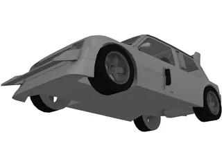 MG Metro 6R4 Group B 3D Model