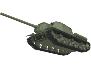 ISU-122 3D Model