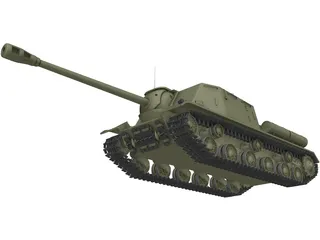 ISU-122S 3D Model