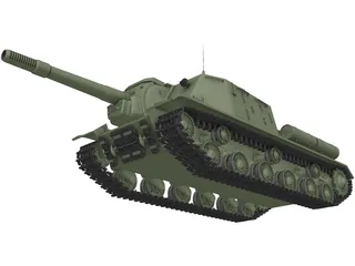 ISU-152 3D Model