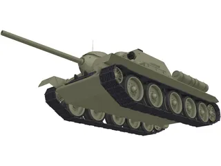 SU-85 3D Model