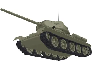 T34 (1985) 3D Model