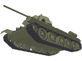 T34 (1977) 3D Model