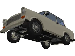 Trabant 601 3D Model