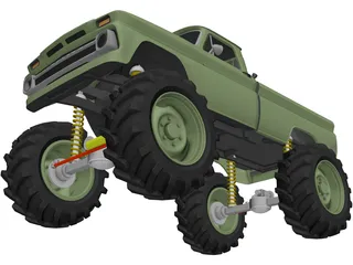 Chevrolet Mud Truck 3D Model