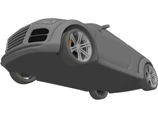 Audi TT Clubsport Quattro 3D Model