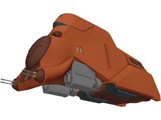 MTT Armored Transporter 3D Model