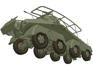 Sdkfz232-M 3D Model