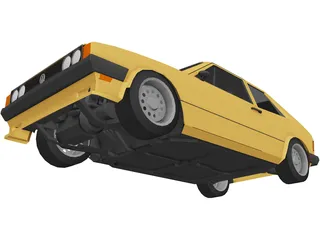 Volkswagen Scirocco GTi 3D Model