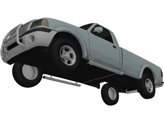 Ford Ranger Regular Cab (2001) 3D Model