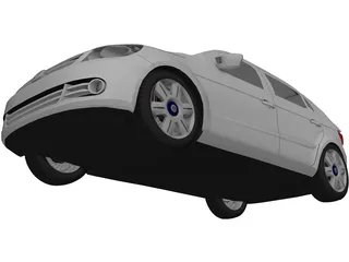 Volkswagen Gol G5 (2009) 3D Model