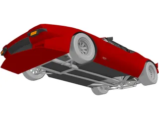 DeTomaso Pantera (1973) 3D Model