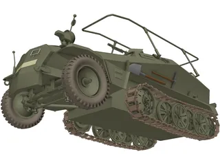 Sdkfz 250 3D Model