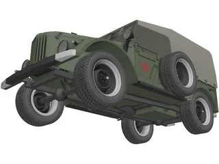 GAZ 69 3D Model