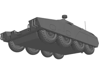 ARV Woodland Tank 3D Model