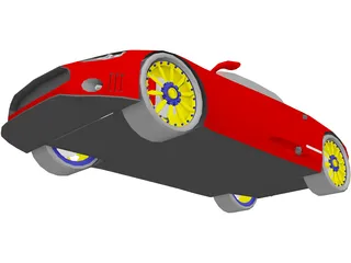 Spyker C8 Spyder 3D Model