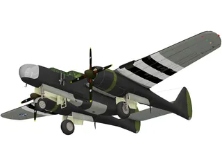 Northrop P-61A Black Widow 3D Model