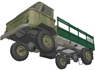 GAZ-66 3D Model