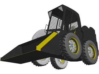 Skid Steer 3D Model