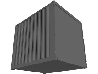 Container 10ft Shipping 3D Model